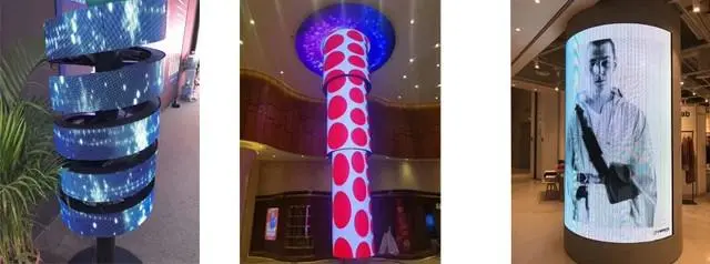 Cylindrical LED Screen