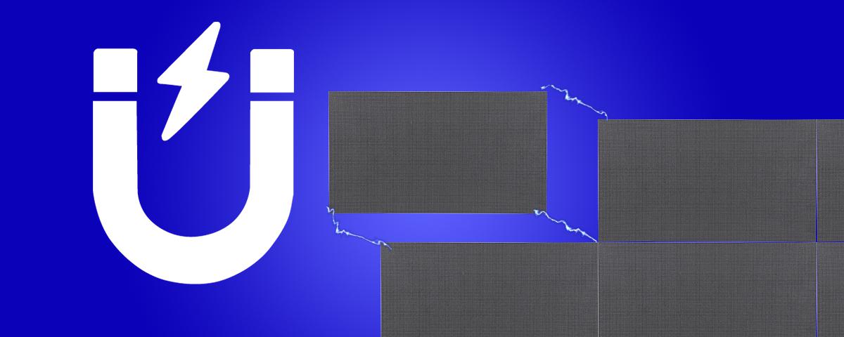 Indoor LED display magnetic module design