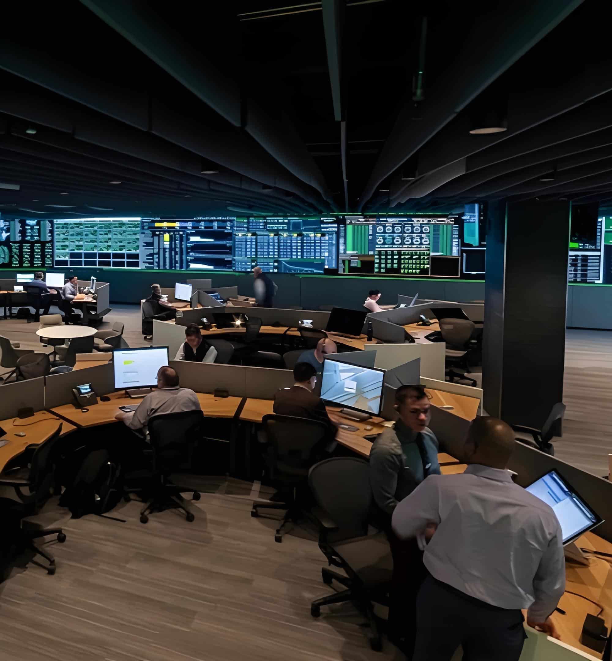 LED display for control rooms